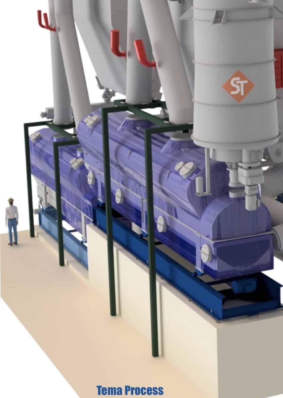 Dewatering and drying solution for ABS